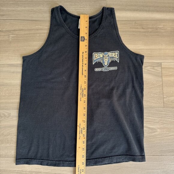 Vintage Mens Iron Horse Saloon Anvil Muscle Tank M Fits SM FL‎ Bike Week 2001 - Picture 6 of 10